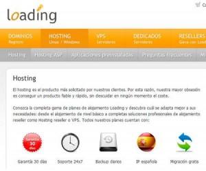 Loading hosting portada